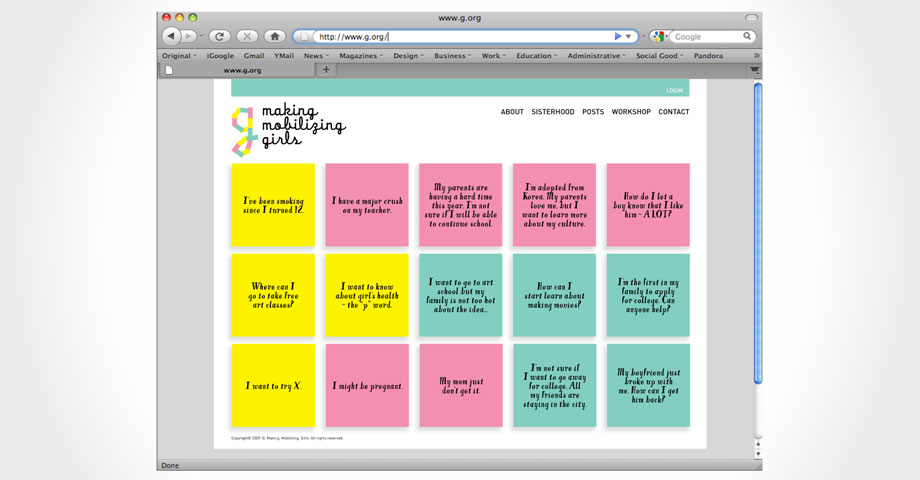 G: Making. Mobilizing. Girls